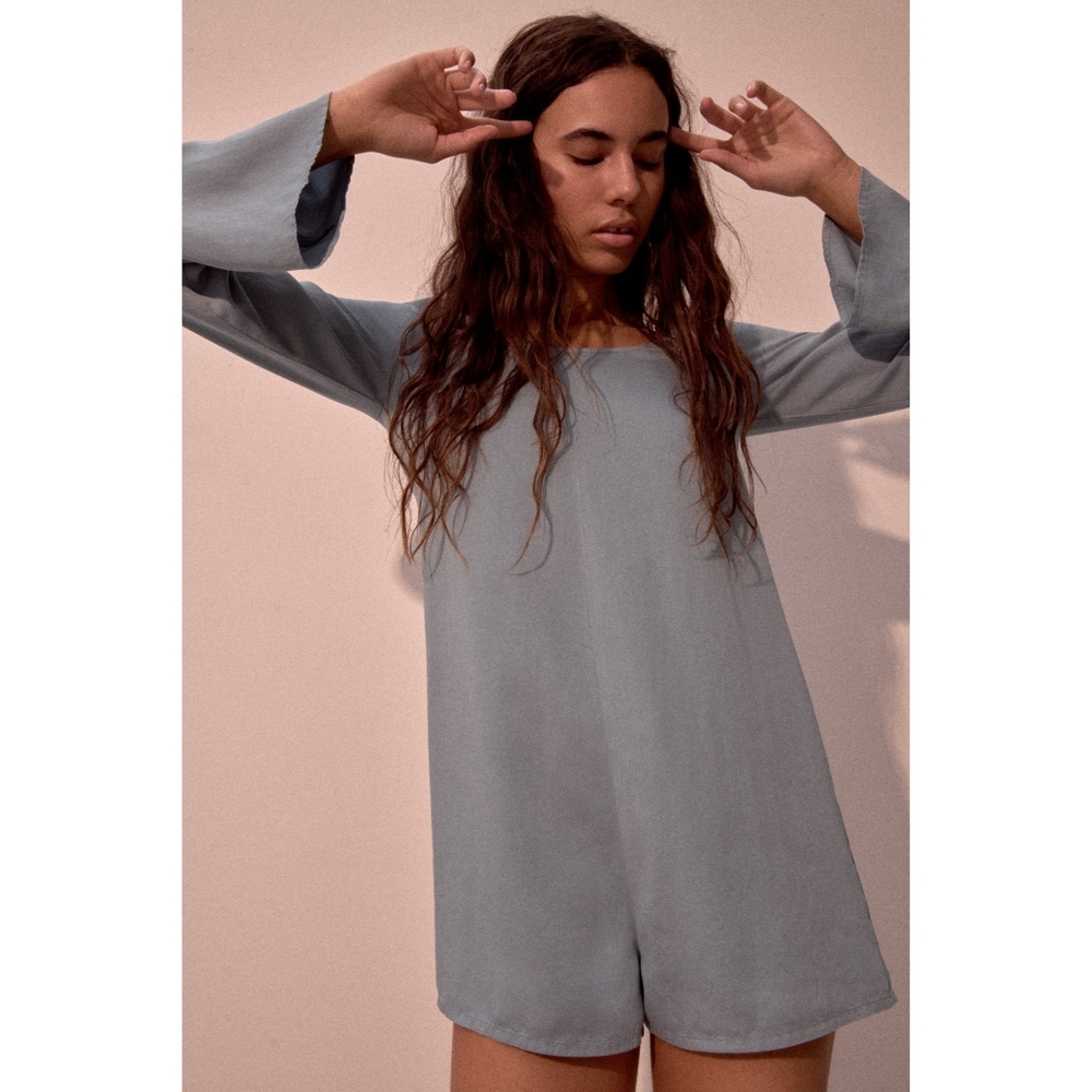Zara flowy long sleeve romper
